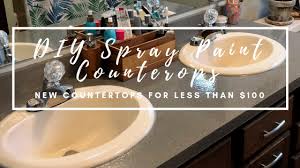 These bathroom countertop ideas are just the ticket for a refresh, whether it's making over your sink, vanity, or storage capabilities. Diy Spray Paint Countertops A Girl And A Kiwi