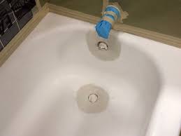 Bathtub Drain Overflow Rust Hole Damage Fully Repaired Diy Bathtub Bathtub Drain Bathroom Repair