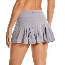 Women S Athletic Tennis Golf Skirts Mid Waisted Pleated Shorts With Pocket Walmart Canada