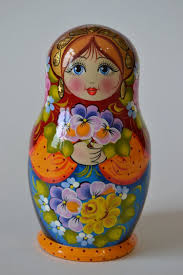 Matryoshka Doll Hand Painted Wooden Russian Nesting Doll Etsy Matryoshka Doll Russian Nesting Dolls Kokeshi Dolls