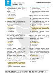 Jan 28, 2021 · 40 soal pilihan ganda tentang masalah sosial & jawaban + essay &mldr; Cirol On Twitter Kunci Jawaban Bimbingan Alumni Ui Sosiologi Aku Ngerjain Semua Soal Ini Selama 12 Jam Untuk Persiapan Simak Ui Dan Mengejar Ketertinggalanku Yang Benci Sosiologi Total 281 Soal