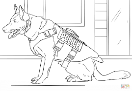 Coloring book with police dog. Malowanki Pies K 9 Police Dog Coloring Page Free Printable Coloring Pages Dog Coloring Page Free Printable Coloring Pages Animal Coloring Pages