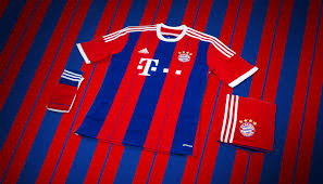 The fc bayern munich line of football jerseys is available in a number of colours so you can choose the best fit for you. Adidas Unveil 2014 15 Bayern Home Kit Soccerbible