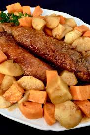 Spicy Pork Tenderloin With Apples And Sweet Potatoes Recipe Apple Pork Tenderloin Baked Pork Tenderloin Sweet Potato Oven