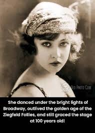 A 13 year old Doris Eaton Travis, 1917