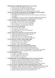 The second answer implemented the writing strategy ttqa or restated the question in the answer. Restatement Multiple Choice Esl Worksheet By Damlaaa