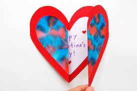 This is a tutorial video on how to make a beautiful heart shaped card. Heart Greeting Card Kids Crafts Fun Craft Ideas Firstpalette Com