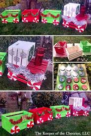 Christmas Crate Train The Keeper Of The Cheerios Christmas Decorations Diy Outdoor Christmas Decorations Outdoor Christmas Decorations
