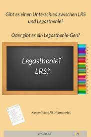 Lrs Oder Legasthenie Wie Wird Unterschieden Und Was Bringt Es Legasthenie Leben Und Lernen Lese Rechtschreibschwache