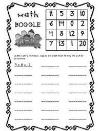 Addition And Subtraction Boggle Math Boggle Teaching Math Math School