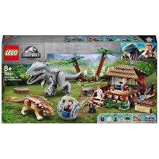 Second item can be found behind the brick trunk. Lego 75941 Jurassic World Indominus Rex Vs Ankylosaurus Set Smyths Toys Uk