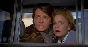 She's gone back to the future, too. Back To The Future Part Iii 1990