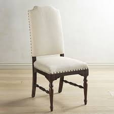 Broderick Linen Dining Chair With Espresso Wood In 2020 Linen Dining Chairs Dining Chairs Dining Room Chairs