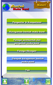 Klasifikasi bentuk muka bumi ini dibuat untuk menjembatani kesulitan tersebut dengan tetap mendasarkan pada penjelasan genetis geologis. Bentuk Muka Bumi For Android Apk Download
