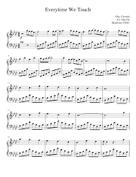 Everytime we touch is a song performed by the german techno and eurodance trio cascada, taken from their 2006 debut album of the same name. Everytime We Touch Sheet Music For Piano Solo Musescore Com