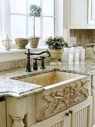 These french country kitchen ideas are a great way to bring a rich, elegant and homey feel to your kitchen space. 30 Fabulous Farmhouse Sinks The Cottage Market Country Kitchen Designs Dream Kitchens Design French Country Kitchen