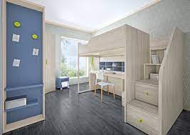 Le lit mezzanine c'est pratique quand on a peu de place. Acheter Votre Lit Mezzanine Avec Escalier Et Niches Chez Simeuble
