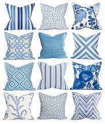 Add comfort and transform any couch, bed or chair into the perfect space! The Elms Pillow Beach Theme Pillows Pillows Blue And White Living Room