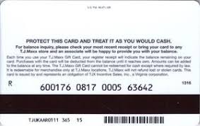 How can i check the balance of my tj maxx card? Gift Card T J Maxx T J Maxx United States Of America Tj Maxx Col Us Tjmaxx 1316