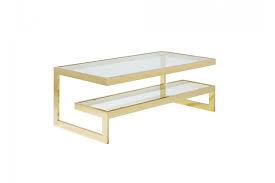 Each piece gracefully bridges classic material and modern design. Mera Occasional Coffee Table Gold Serene Furnitureinstore
