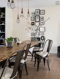 Chaise Metal Indus Et Table Bois Deco Salle A Manger Salle A Manger Rustique Salle A Manger Industrielle