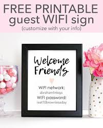Free Printable Wifi Password Sign With Images Wifi Password Printable Wifi Password Sign Wifi Sign Printable