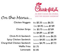 chick fil a nutrition info facts and calories 2017