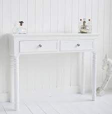 The bamboo creates a warm, natural look. New England White Dressing Table With Drawers And Silver Or Black Handles The White Lighthouse Bedroom Furniture
