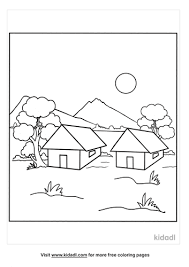 When we think of october holidays, most of us think of halloween. Simple Scenery Coloring Pages Free Nature Coloring Pages Kidadl
