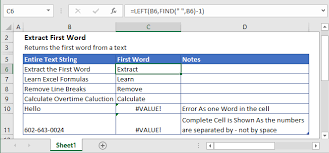 This excel tutorial explains how to use the excel mid function to extract the 1st, 2nd, 3rd and 4th letters from words in 4 cells to create a new word with screenshots and in this example, we will not use the mid function to create a traditional acronym where the first letter is extracted from each word. Get First Word In Excel Google Sheets Automate Excel