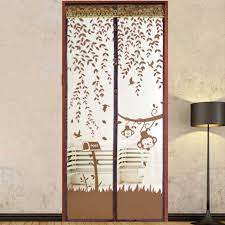 Tidurmu sering terganggu karena usikan nyamuk yang menyebalkan? Tirai Pintu Magnetik Anti Nyamuk Desain Monkey Brown Jakartanotebook Com