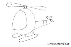 Using rough lines, we draw the contours of the rotor of the helicopter. Easy How To Draw Helicopter For Kids Novocom Top