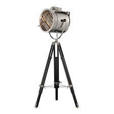 Dimond Lighting Curzon Collection Curzon Floor Lamp In Chrome And Black Tripod Floor Lamps Studio Floor Lamp Floor Lamp