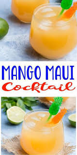 Hawaiian Maui Mango Rum Recipe Easy And Simple Rum Cocktail The Glace Detox Water Cocktail