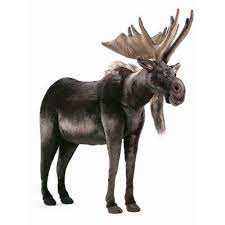 Hansa Moose Ride On 49 L In 2020 Giant Stuffed Animals Plush Animals Giant Plush