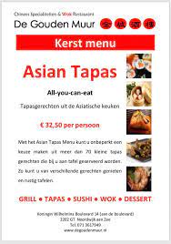 de gouden muur home noordwijk aan zee menu prices restaurant reviews facebook