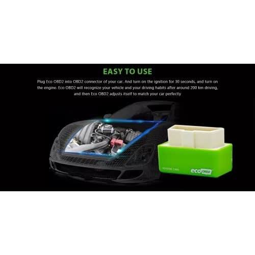 Eco Obd2 Plug And Drive Performance Chip Power Fuel Gas Saver For Cars - Green | Konga