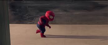 Get your moves on, even when its silly! Baby Spiderman Dancing Funny Gif