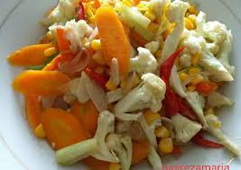 Tujuannya agar tekstur sayuran tidak terlalu halus. Resep Tumis Kembang Kol Wortel Dan Jagung Manis Oleh Qiqi Reza Maria Cookpad
