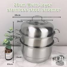 See more of periuk high quality pot stainless steel on facebook. Periuk Kukus Stainless Steel Price Promotion Jun 2021 Biggo Malaysia