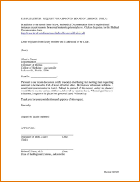 Sometimes companies have an official annual leave request application that should accompany your annual leave letter. Sample Of A Leave Of Absence Letter Employmenttemplates Over Blog Com