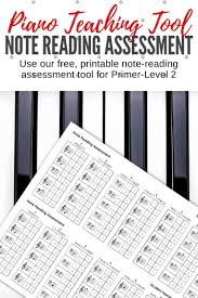 These reading worksheets will help kids practice their comprehension skills. Use This Note Reading Assessment During The First Week Of Lessons Teach Piano Today