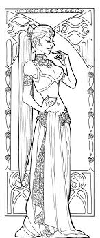 Art Nouveau Nabooru Cute Coloring Pages Coloring Pages Coloring Pages For Grown Ups