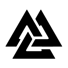 Valknut Pagan Decal The Valknut Receives Sporadic Use In Modern Popular Culture And Is Again Associa Viking Symbols Viking Tattoos Traditional Viking Tattoos Vikings you can now carry the valknut and the ancient protection runes right in your pocket with valknut/rune viking iphone wallpaper. valknut pagan decal the valknut