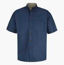 Download Men S Short Sleeve Cotton Contrast Dress Shirt Button Hd Png Download Transparent Png Image Pngitem