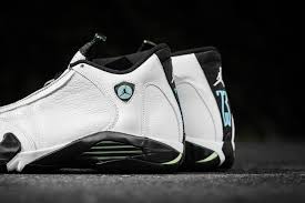 Black White Jordan 14 Back After 17 Years The Air Jordan 14 Oxidized Green Releases Tomorrow Air Jordans Jordan 14 Newest Jordans