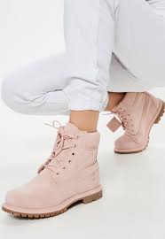 Timberland 6 premium boot light pink nubuck love. Timberland Pink Boots For Women