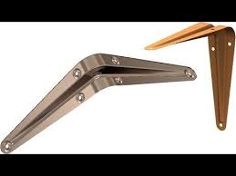 Solidworks Tutorial 292 Shelf Holder 2 Methods Sheet Metal Youtube Solidworks Tutorial Solidworks Autodesk Inventor