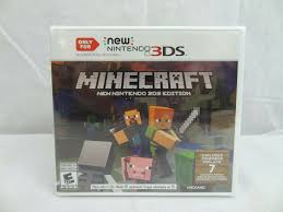 Minecraft Nintendo 3ds Edition Nintendo 3ds New Sealed Minecraft Playing Game Nintendo 3ds Nintendo 3ds New Addicting Games