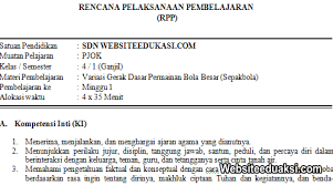 Materi pjok kelas 4 semester 1 k13. Rpp Pjok Kelas 4 Sd Mi Semester 1 K13 Revisi 2019 Http Abdulrochimsmpnegeri2gemolong Blogspot Com